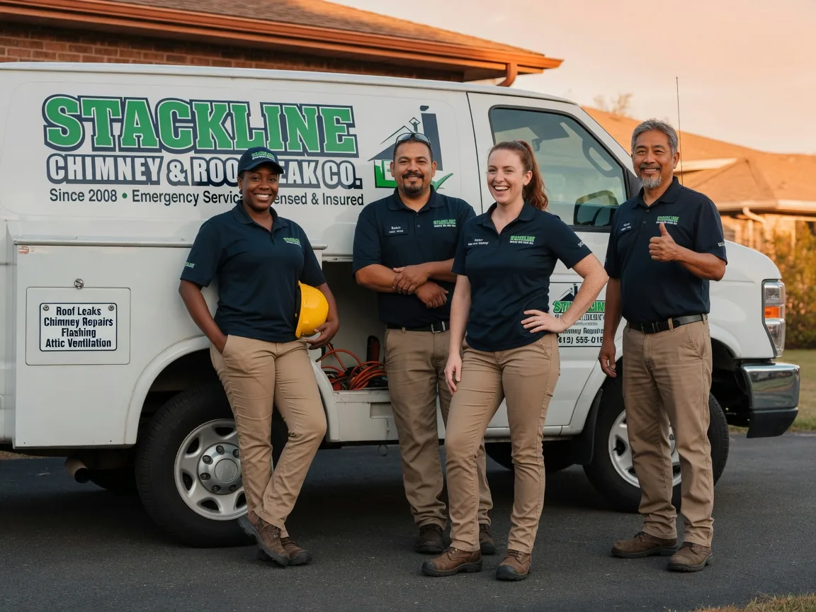 Chimney flashing repair company in Triumph, IL